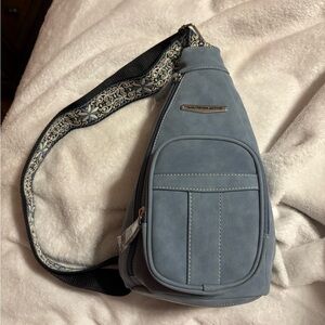 Stylish Blue Sling Bag